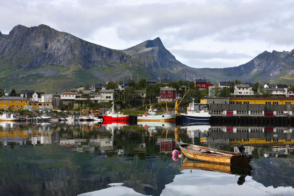 Similar – Image, Stock Photo Building placed at lake