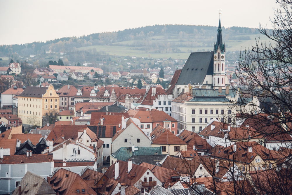 Similar – Image, Stock Photo Panoramic View of Prague, Czech Republic