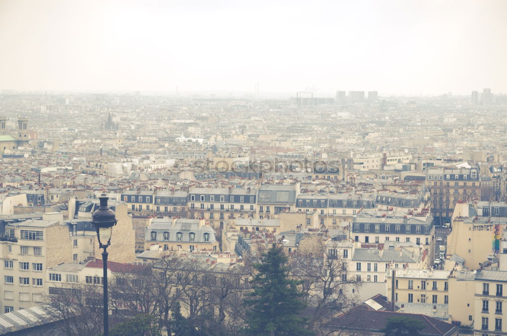 Similar – Paris in the morning Fog