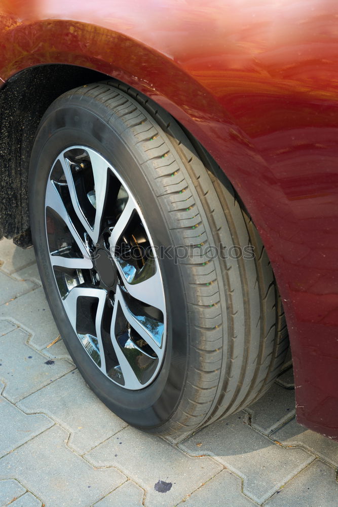 Similar – Image, Stock Photo Truck hubcap with metal tips. Seen in the USA. Photographer: Alexander Hauk