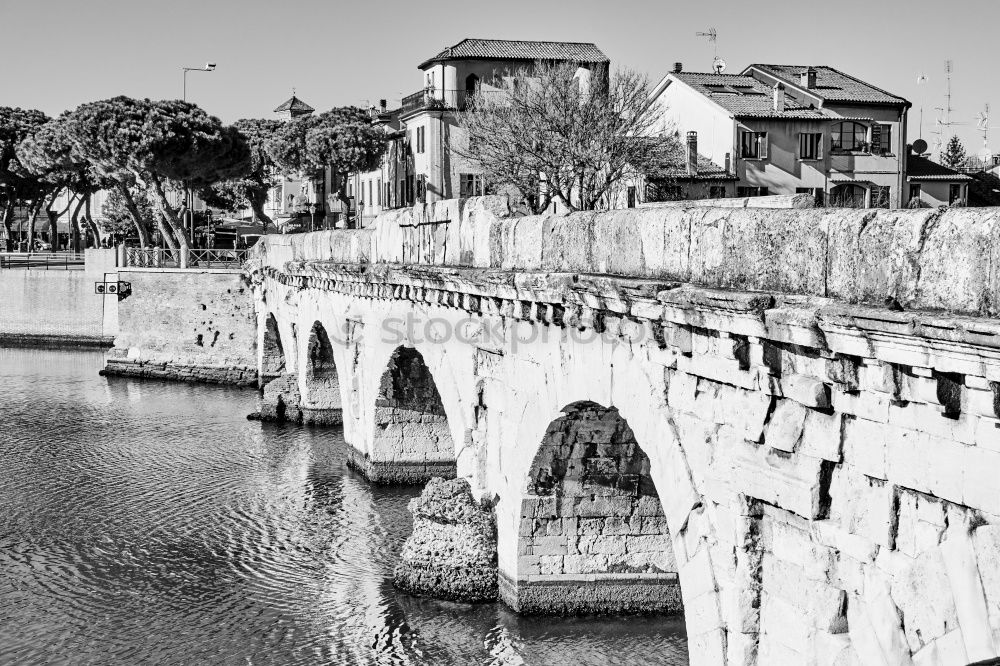 Similar – Image, Stock Photo The Tiber river in Rome, Italy