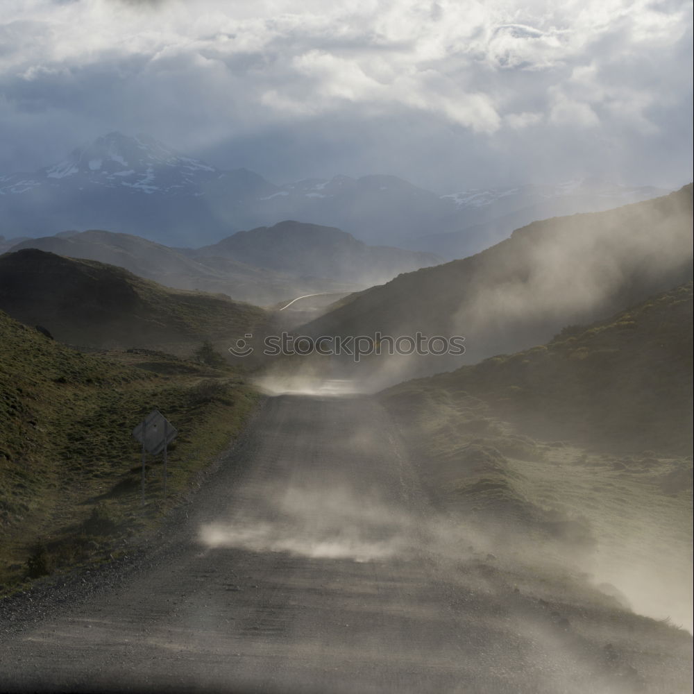 Similar – Image, Stock Photo Curvy road in mountains, Trollstigen, Norway