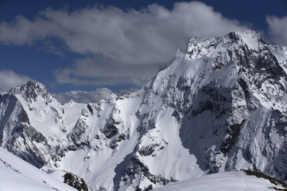 Similar – Image, Stock Photo Impressive mountain world