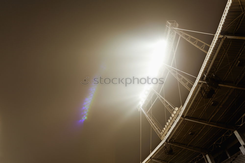 overexposed sports field