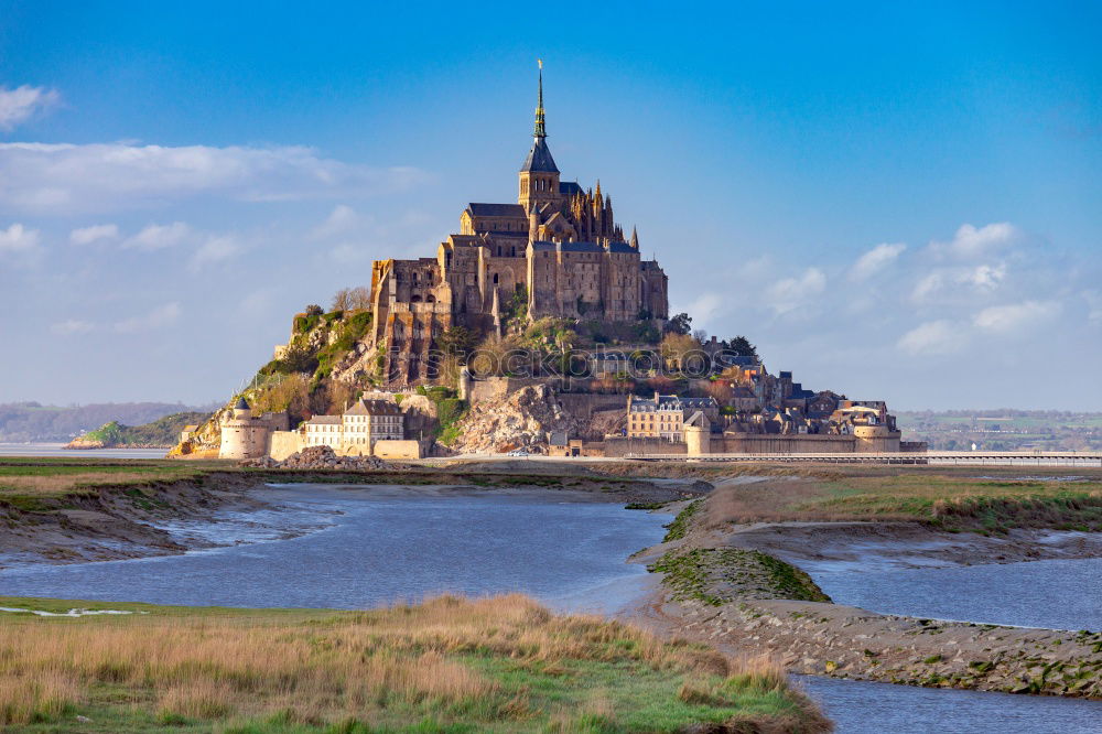 Similar – Mont-Saint-Michel and the sheep