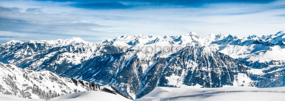 Similar – Image, Stock Photo View from the Unterberg to the Ötscher