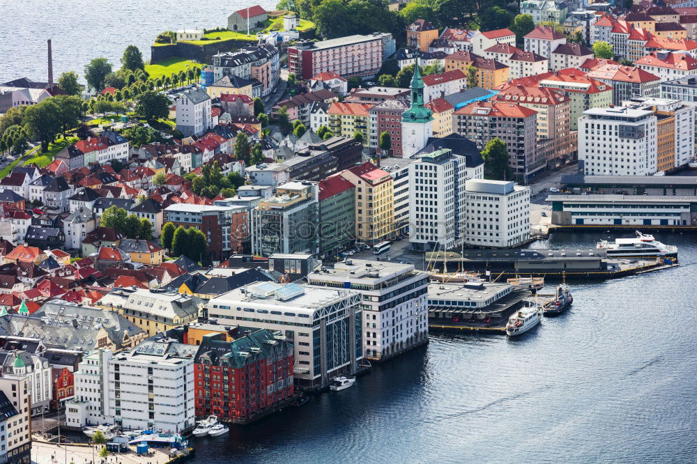 Similar – Image, Stock Photo View from Aalborg Tower