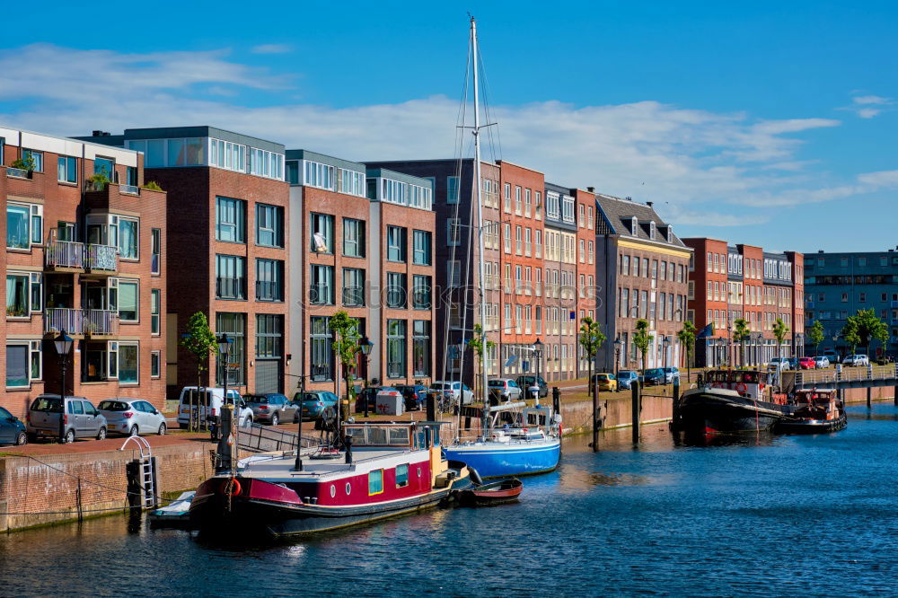 Similar – Sandtorhafen / Traditional Ship Port Hamburg