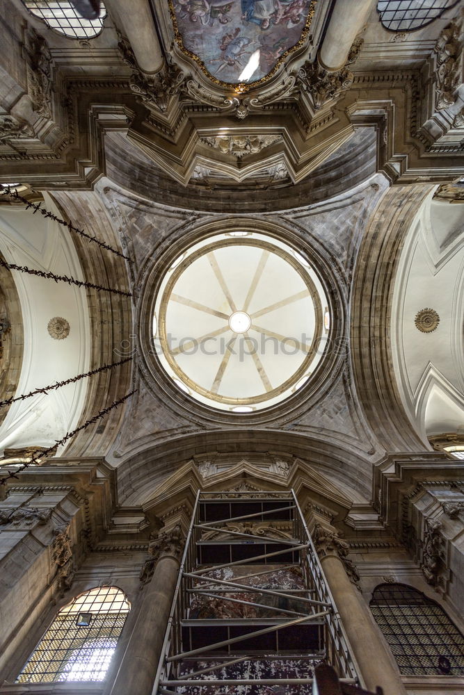 Similar – Image, Stock Photo Detail of Rome city, Italy. Roof and church