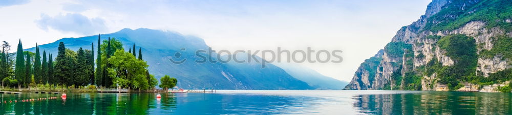 Similar – Image, Stock Photo Plansee in Austria in the morning