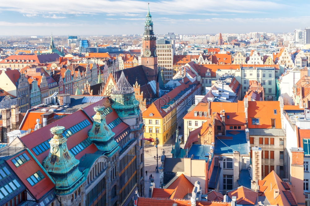 Similar – Image, Stock Photo Panoramic View of Prague, Czech Republic