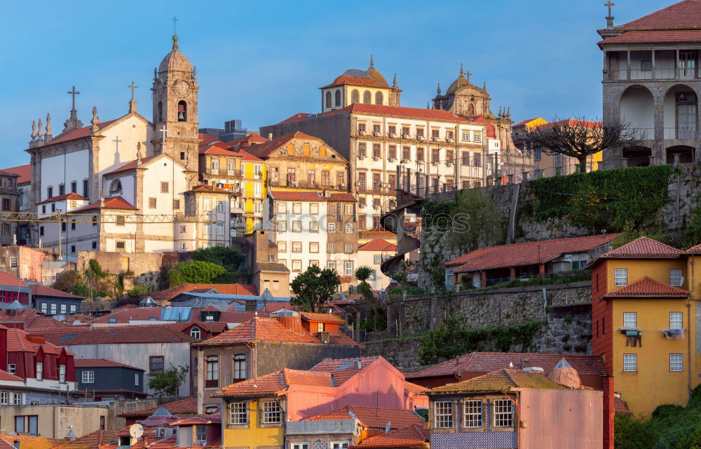 Similar – Stacked houses in Porto