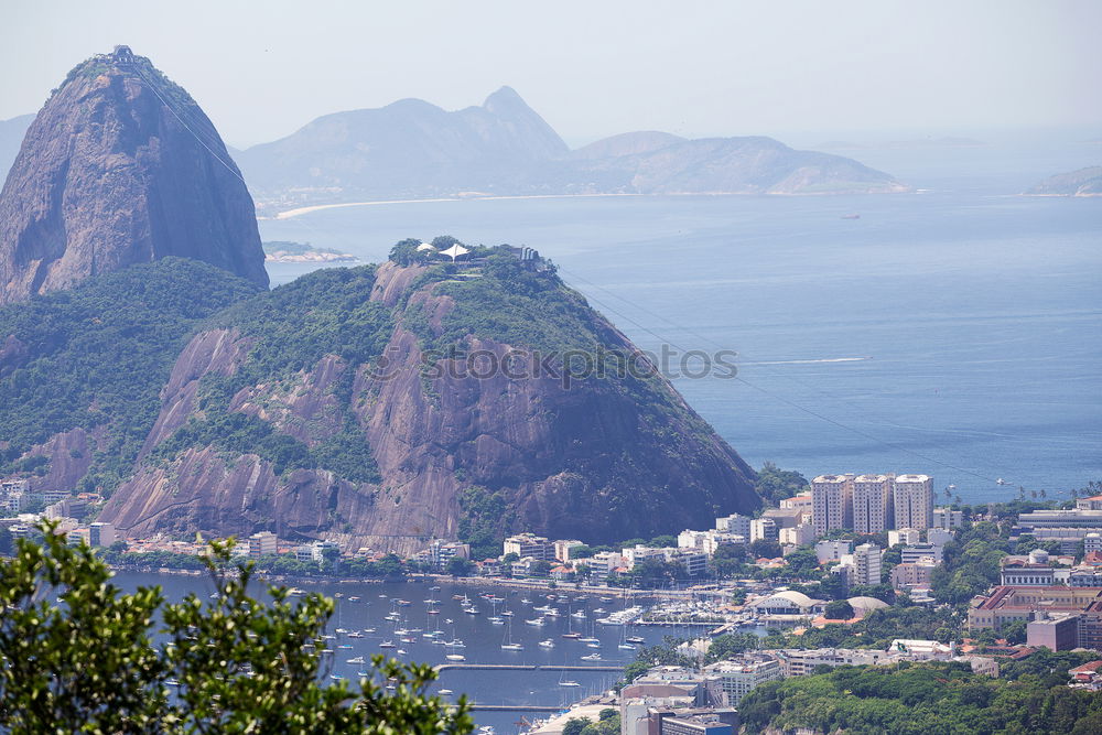 Similar – Image, Stock Photo Panoramic view of Rio de Janeiro from above, Brazil