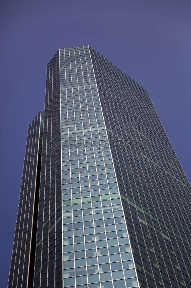 Similar – Television tower mirrored in glass facade