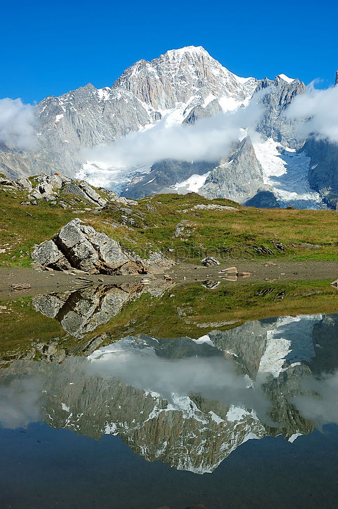 Similar – Image, Stock Photo Lake Formarin 2