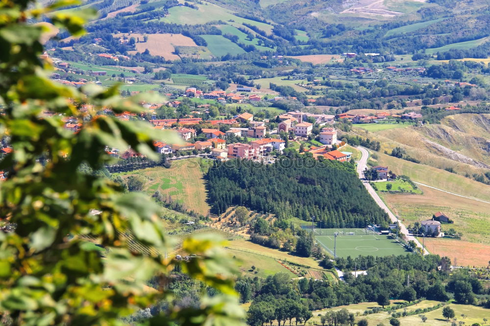 Similar – das Dorf Natur Landschaft