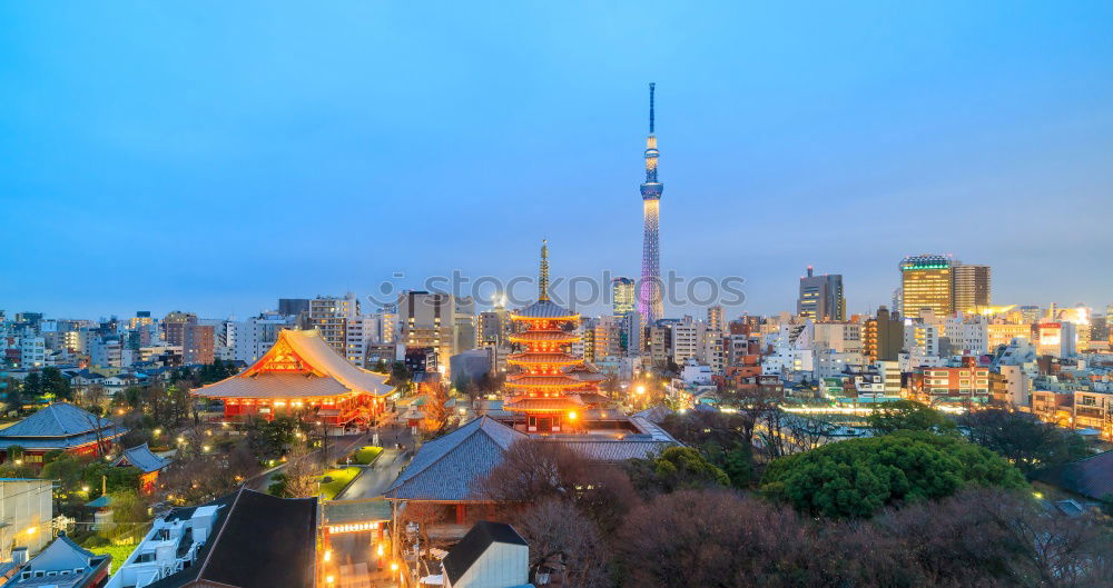 Similar – Image, Stock Photo Sunset at the television tower II