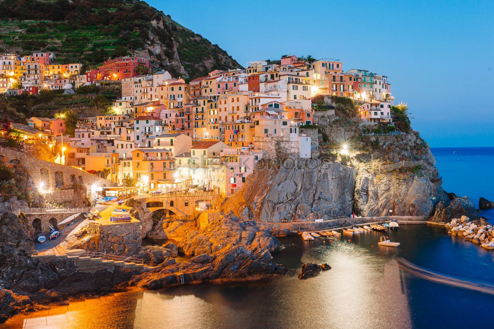 Image, Stock Photo Classic Manarola Nature