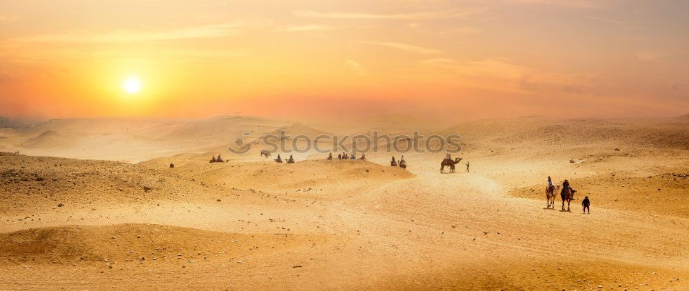 Similar – People on mountain before sunset