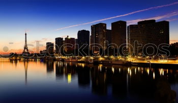 Similar – Image, Stock Photo Dawn over Frankfurt Town