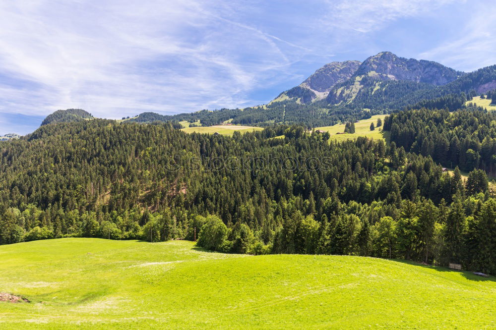 Similar – Image, Stock Photo Flight to Gstaad II