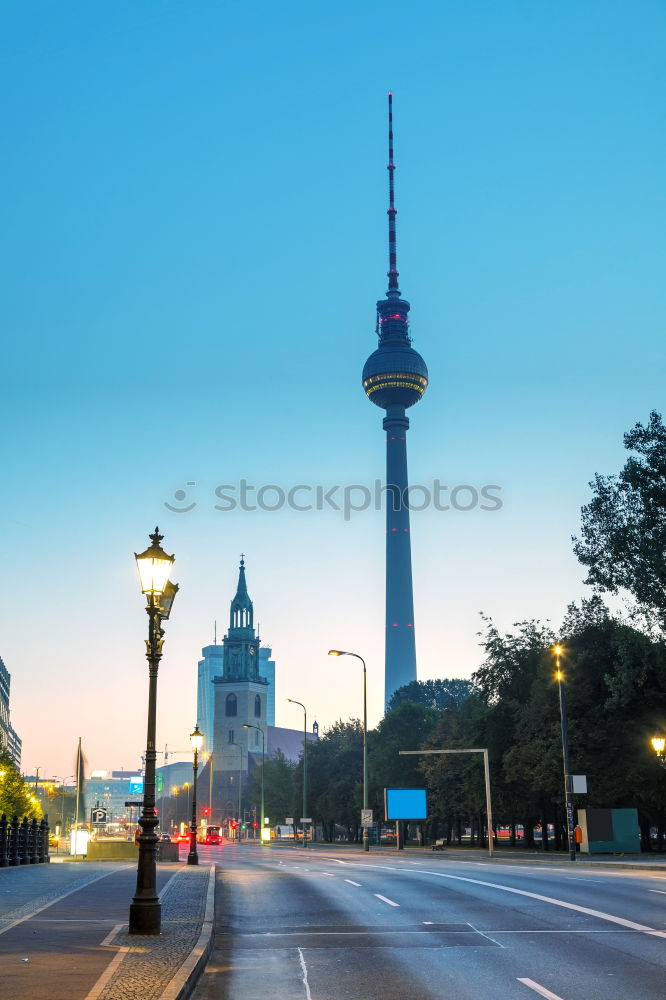 Similar – Image, Stock Photo Berlin government district with a view of the television tower