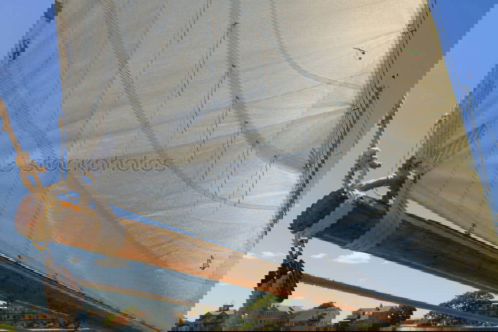 Similar – Image, Stock Photo canvas Sailing Watercraft