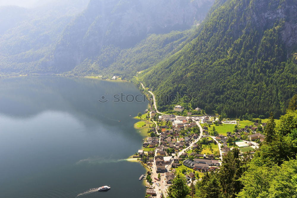 Similar – Cruise ships in the Geirangerfjord