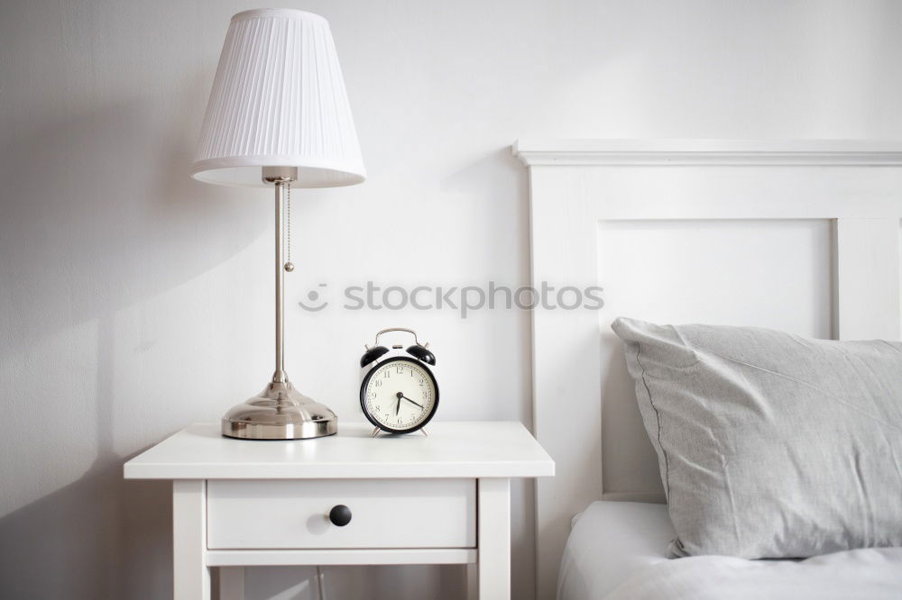 Similar – Image, Stock Photo alarm clock at 10 am on bedroom during morning, wake up concept