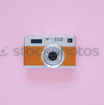 Similar – Image, Stock Photo Old camera isolated on pink background.