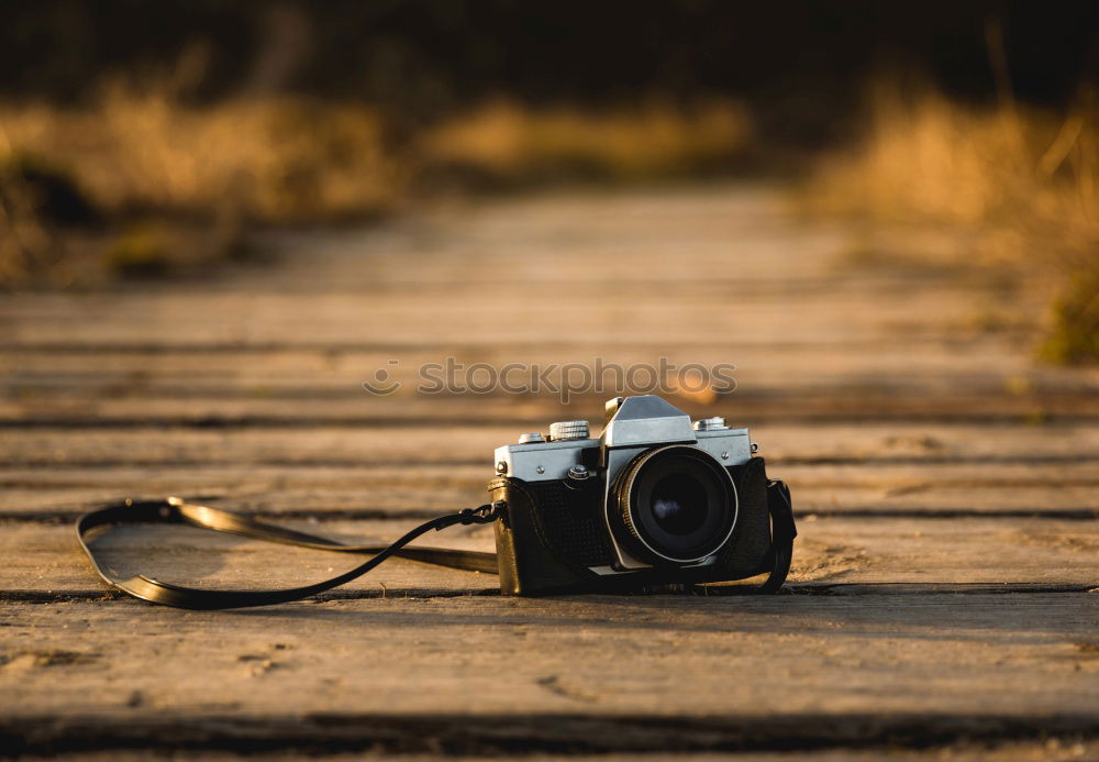 Similar – Landscape through the viewfinder of an old camera