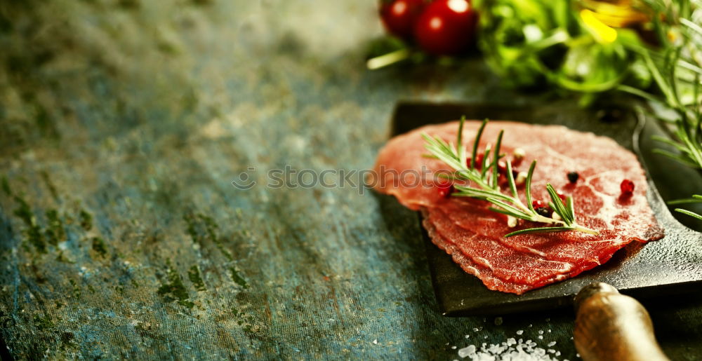 Similar – #A# Steak with olive oil