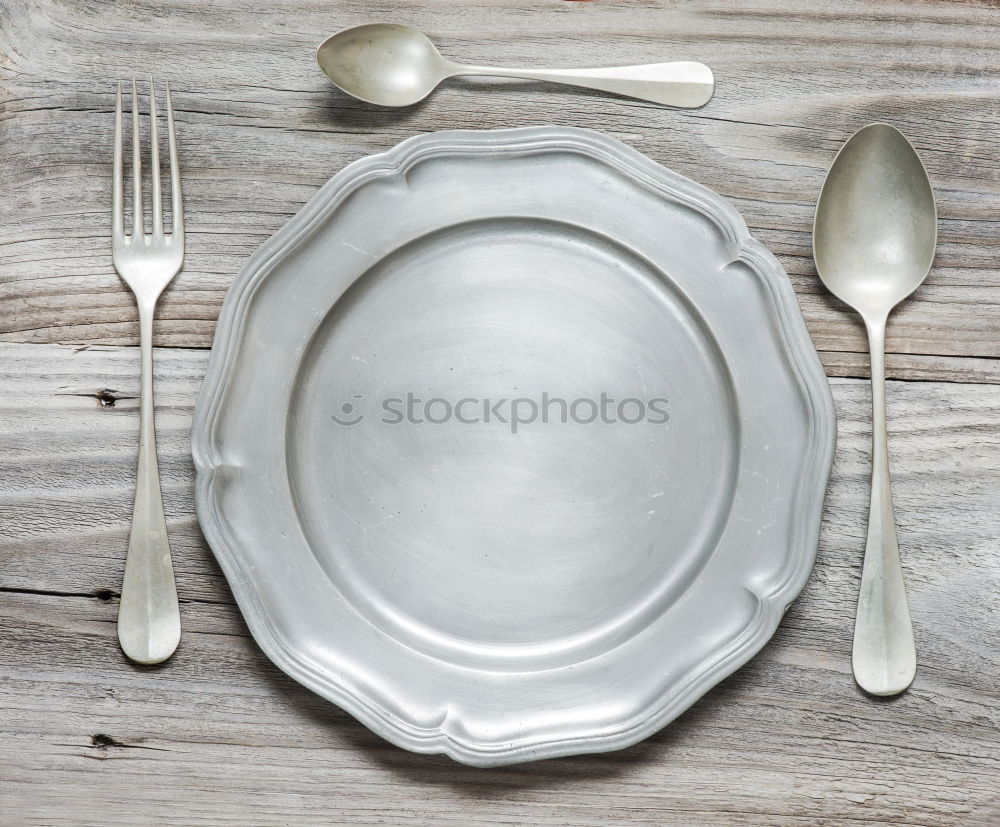 Similar – Image, Stock Photo Vintage fork and knife on a napkin