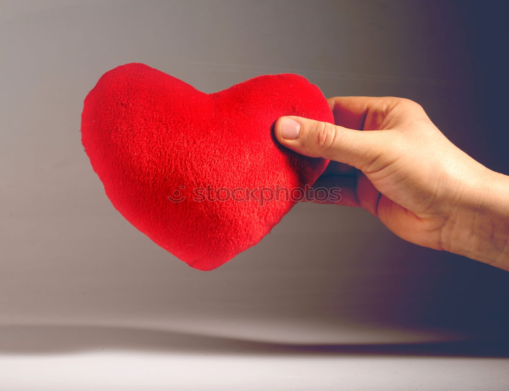 Similar – Image, Stock Photo felt heart Man Adults Hand