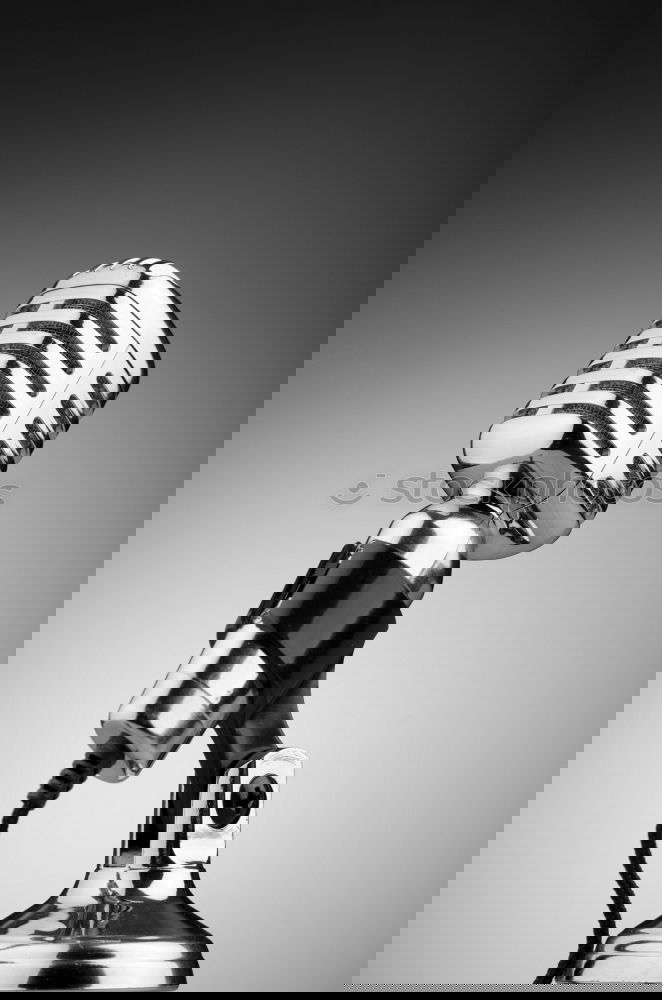Similar – Image, Stock Photo clear throat… Microphone