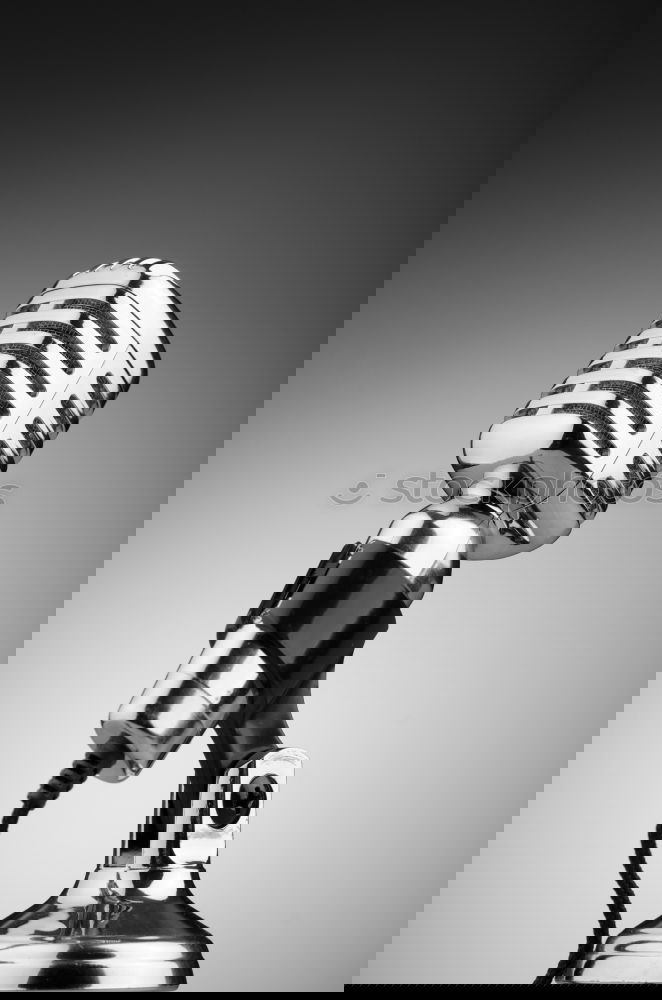 Similar – Image, Stock Photo clear throat… Microphone