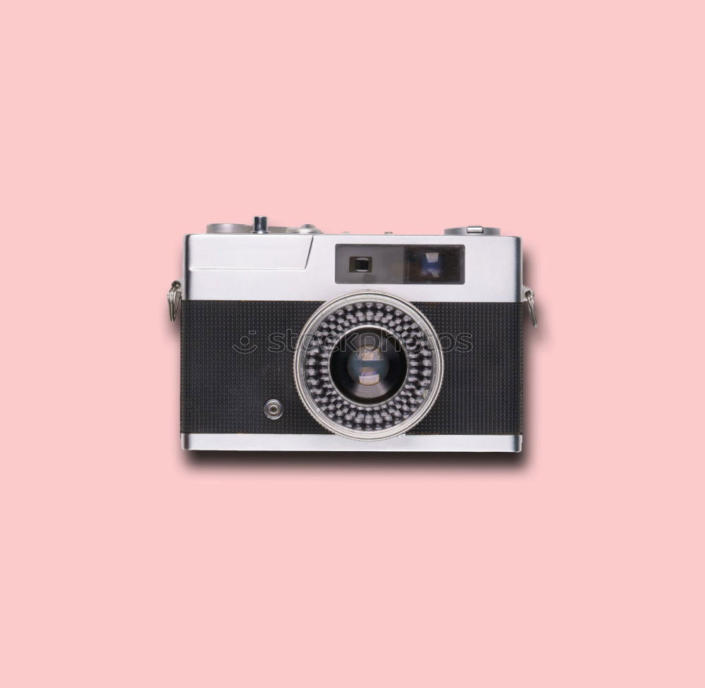 Similar – Image, Stock Photo Old camera isolated on pink background.