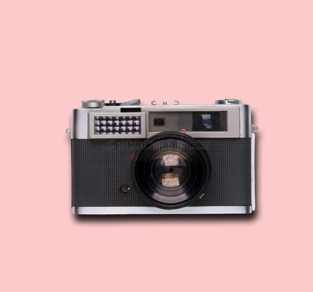 Similar – Image, Stock Photo Old camera isolated on pink background.