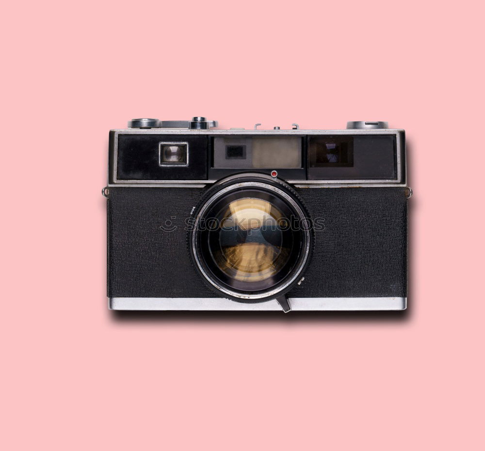 Similar – Image, Stock Photo Old camera isolated on pink background.