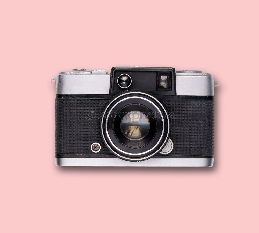 Similar – Image, Stock Photo Old camera isolated on pink background.