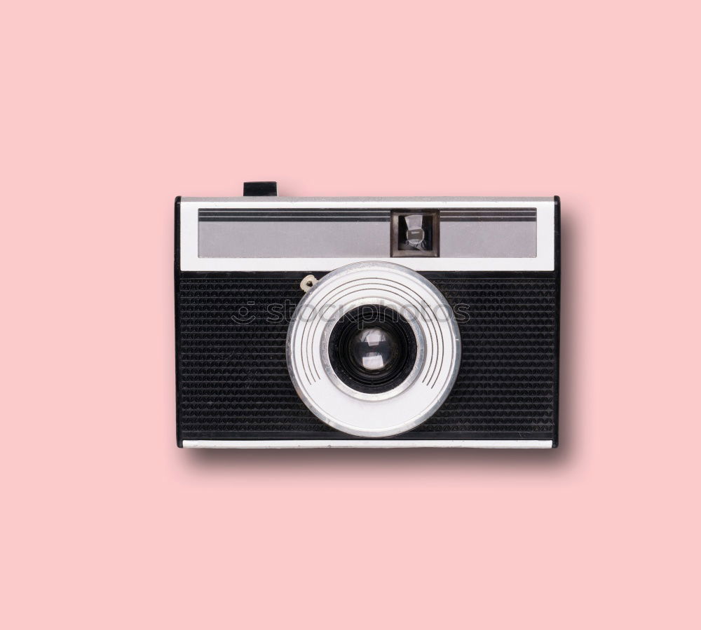 Similar – Image, Stock Photo Old camera isolated on pink background.