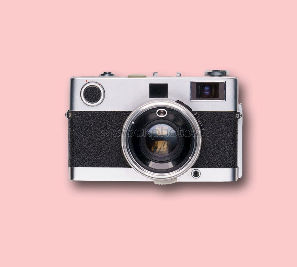 Similar – Image, Stock Photo Old camera isolated on pink background.