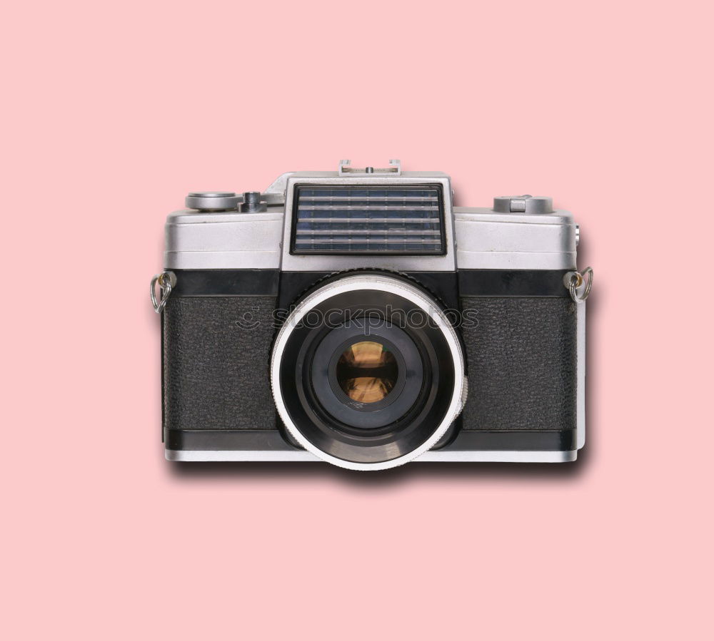 Similar – Image, Stock Photo Old camera isolated on pink background.