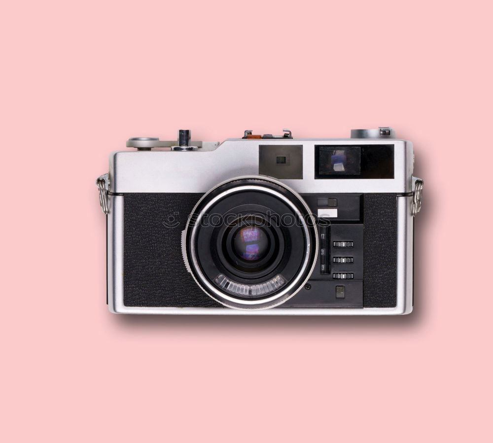 Similar – Image, Stock Photo Old camera isolated on pink background.