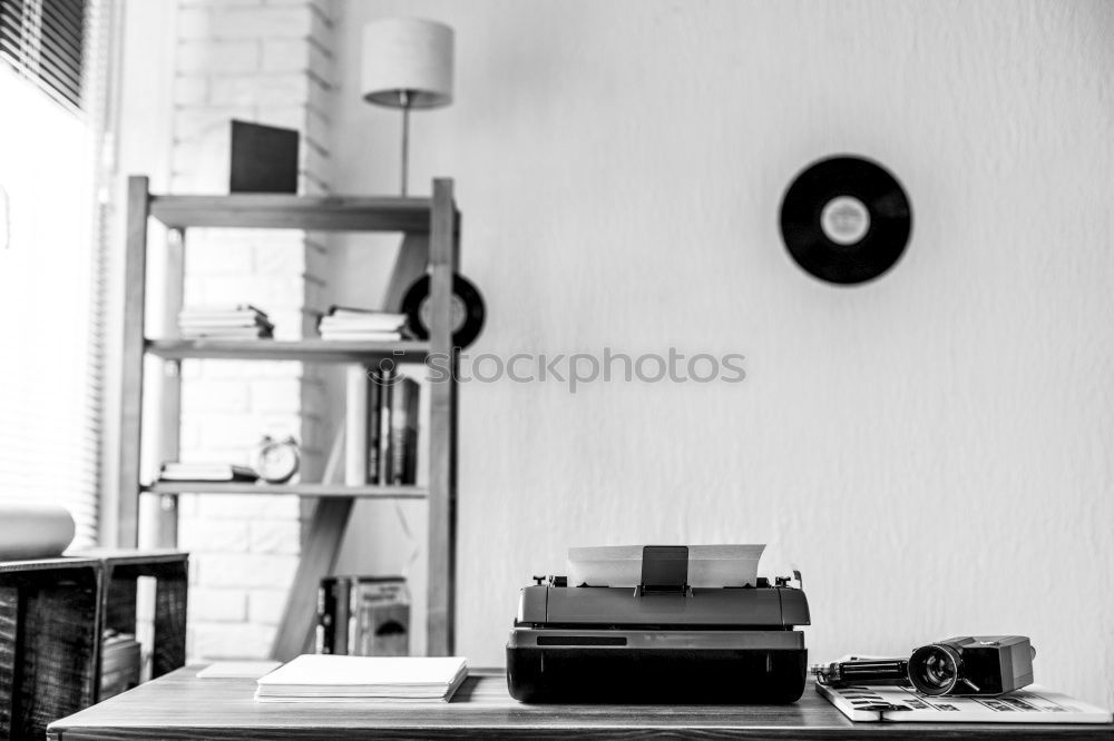 Similar – Image, Stock Photo Jan’s desk Portrait format
