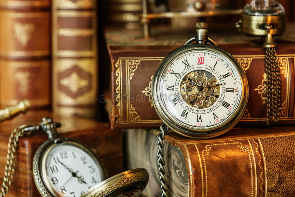 Similar – Traditional and old way of writing messages and taking photos, typewriter, camera, watch, pen, Vintage lamp on the desk