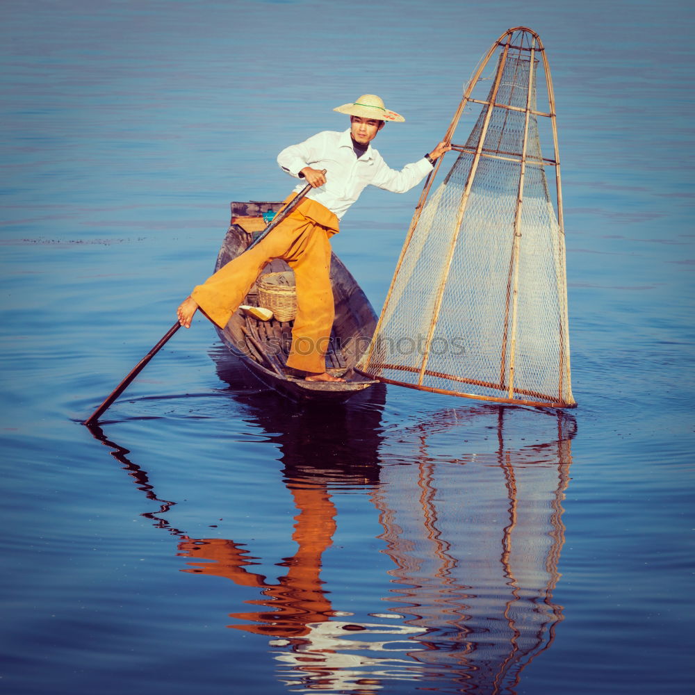 Similar – Image, Stock Photo Fishermen on the Nile