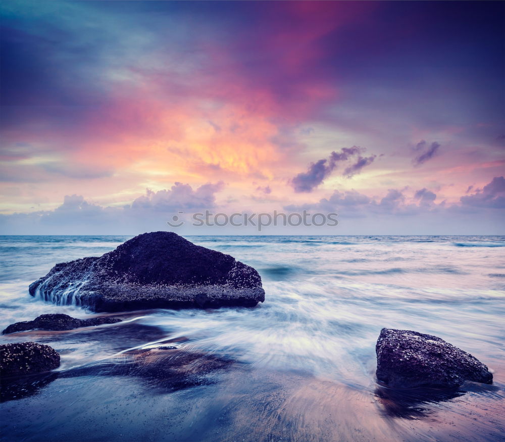 Similar – Two Rocks Sunset Ocean