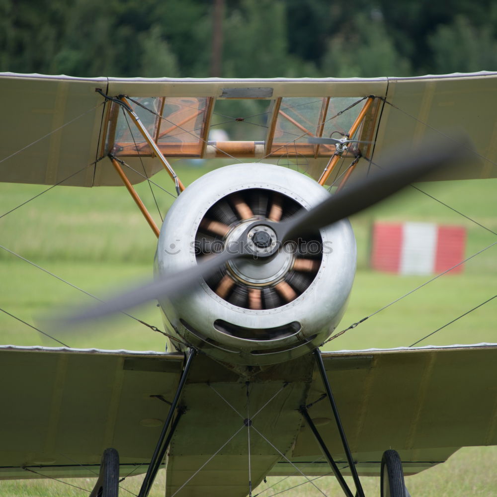 Image, Stock Photo Chech up Airplane Man