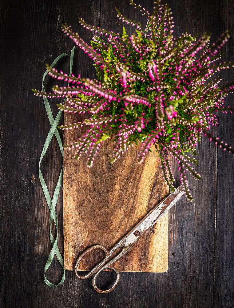 Image, Stock Photo Autumn flowers decoration handicraft
